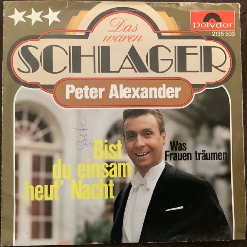 Vinyl / Peter Alexander - Das Waren Schlager Peter Alexander