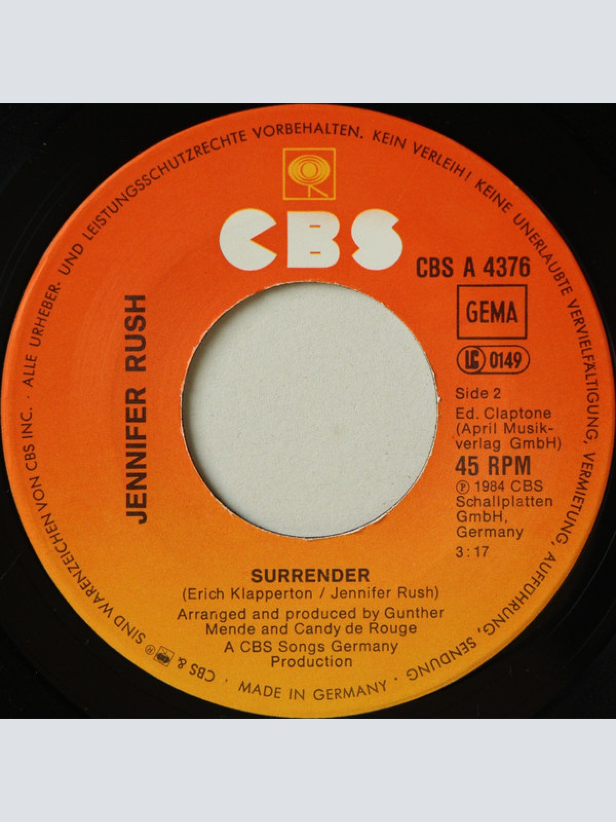 Vinyl / Jennifer Rush - 25 Lovers / Surrender
