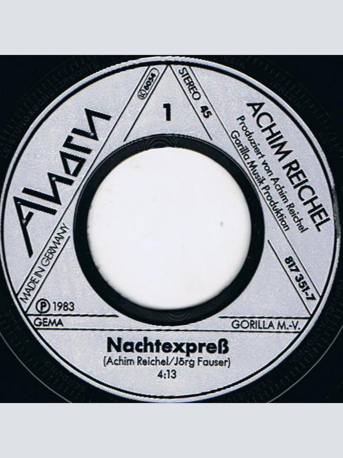 Vinyl / Achim Reichel - Nachtexpress