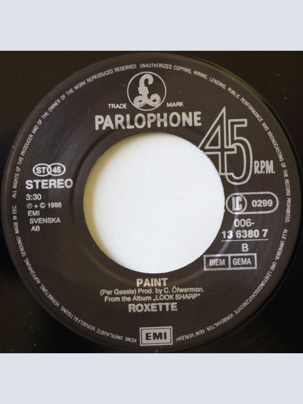 Vinyl / Roxette - It Must Have Been Love