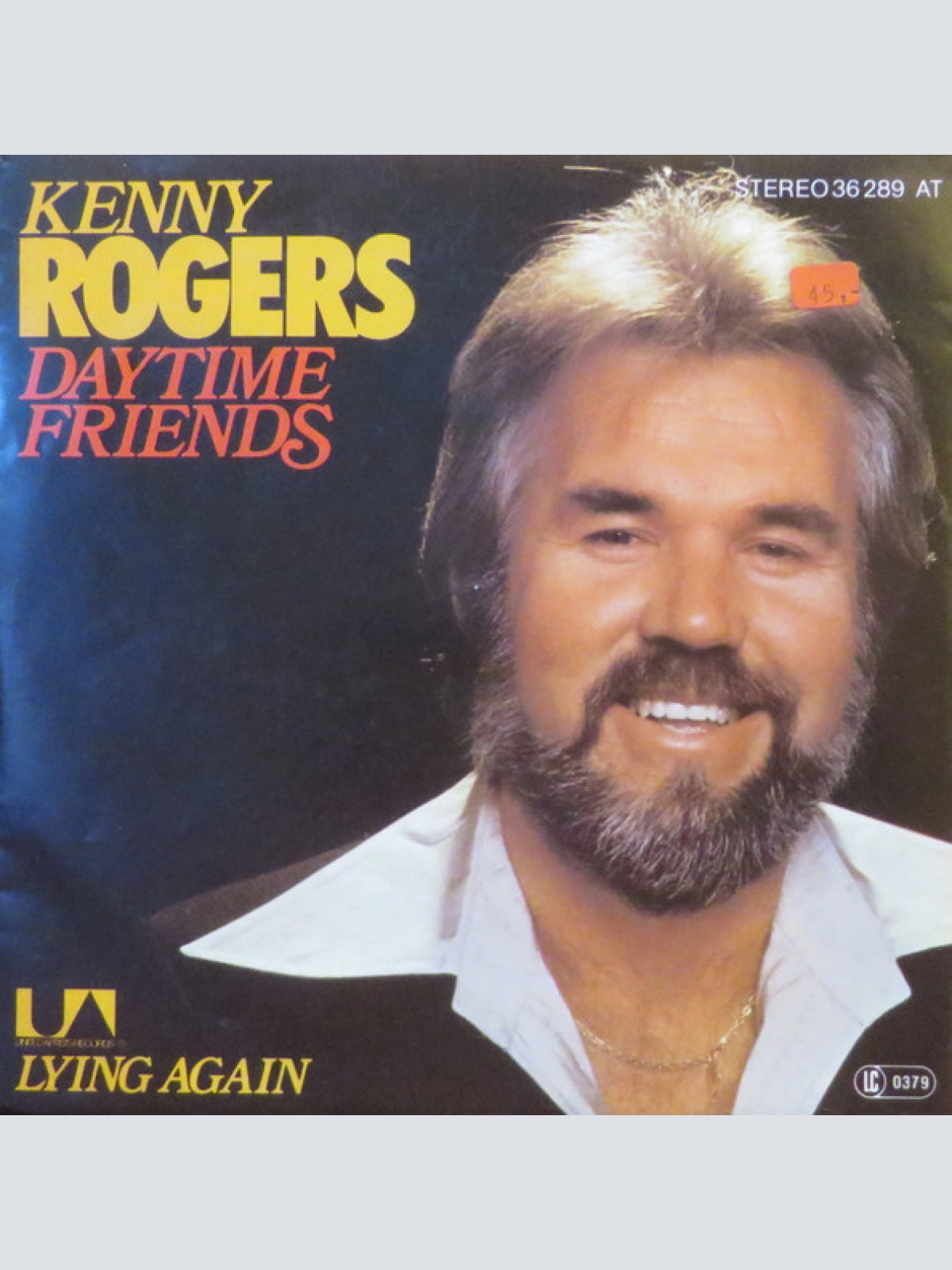 Vinyl / Kenny Rogers - Daytime Friends / Lying Again