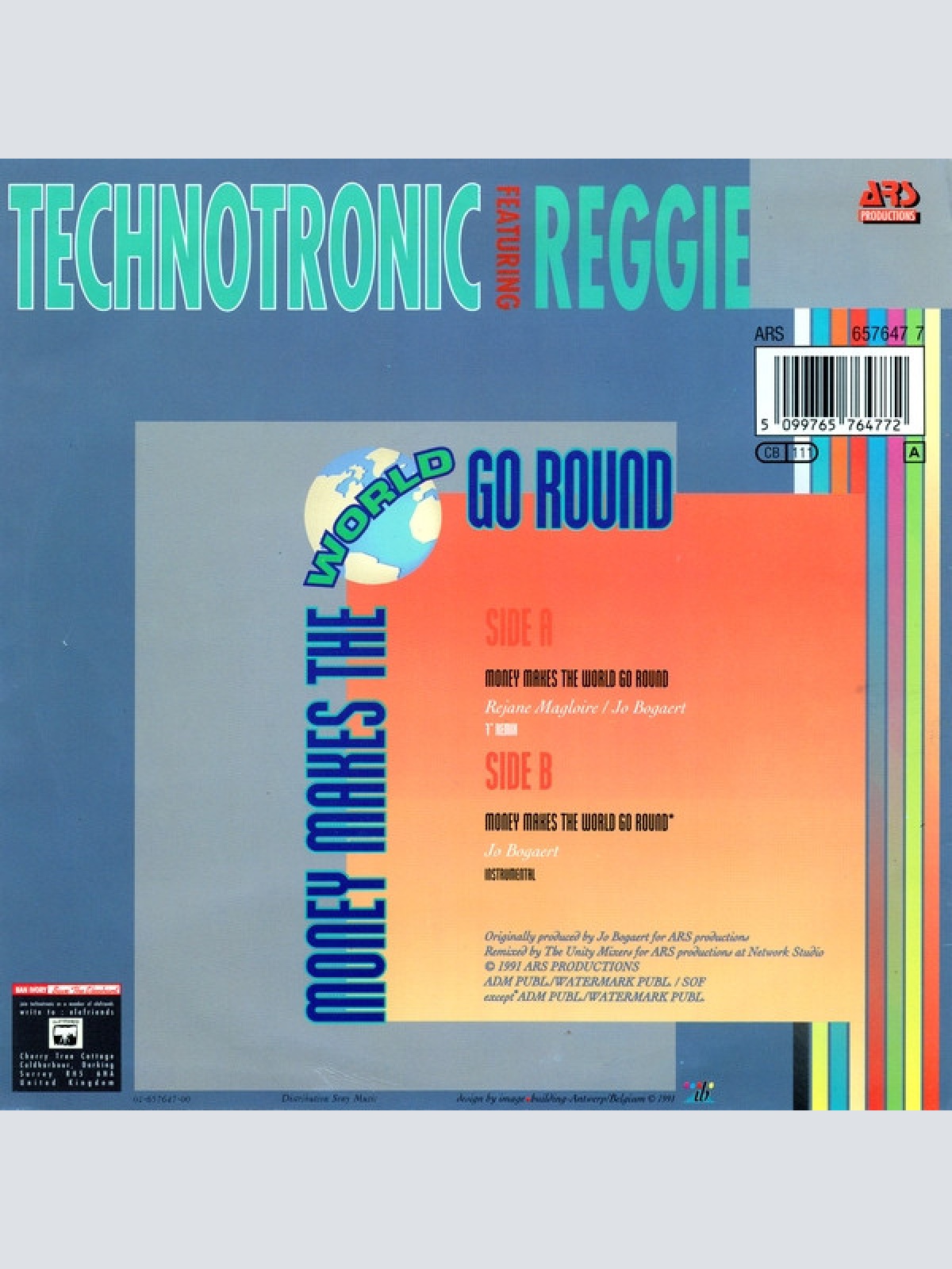 Vinyl / Technotronic Featuring Reggie - Money Makes The World Go Round