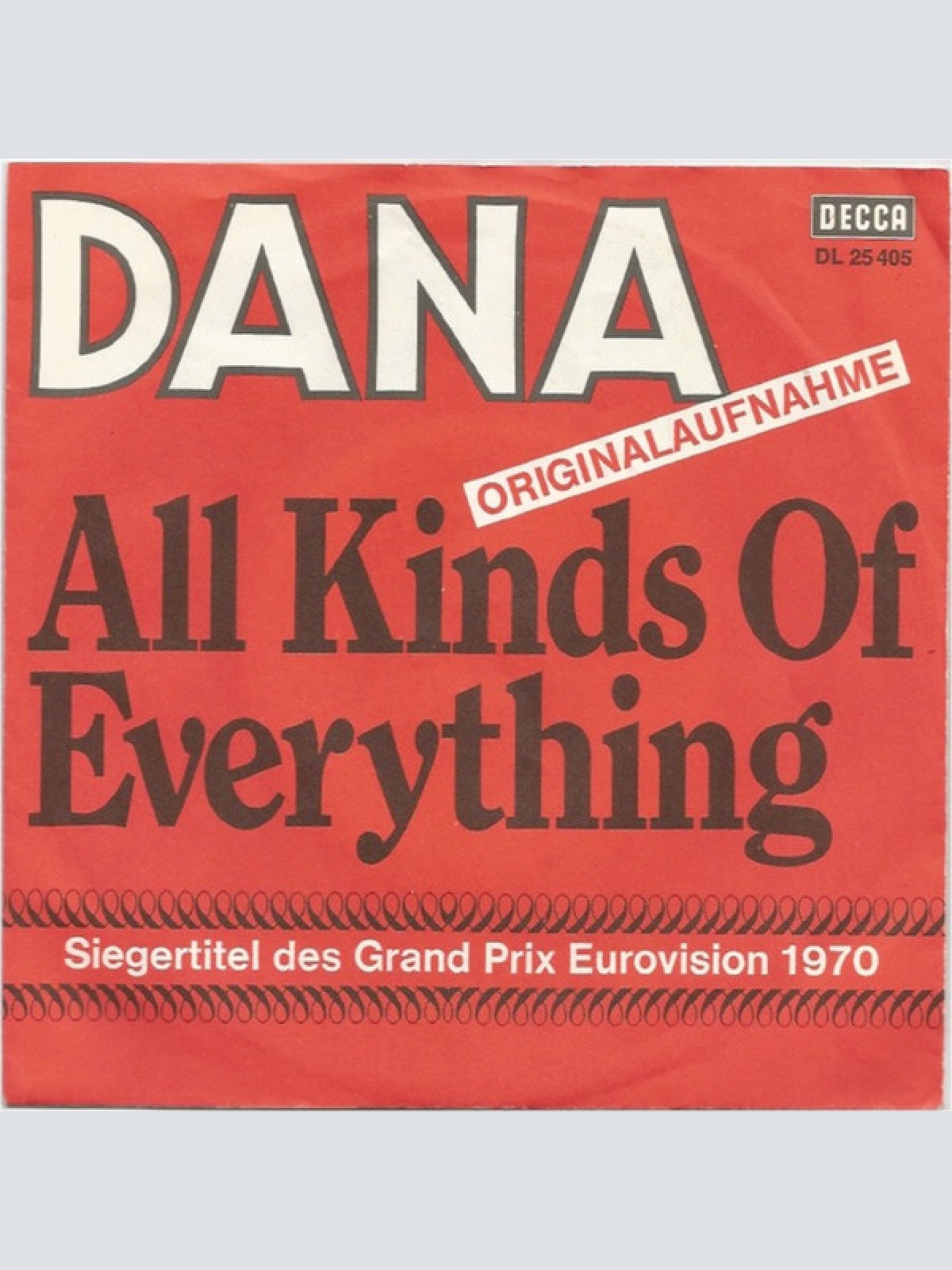 Vinyl / Dana (9) - All Kinds Of Everything