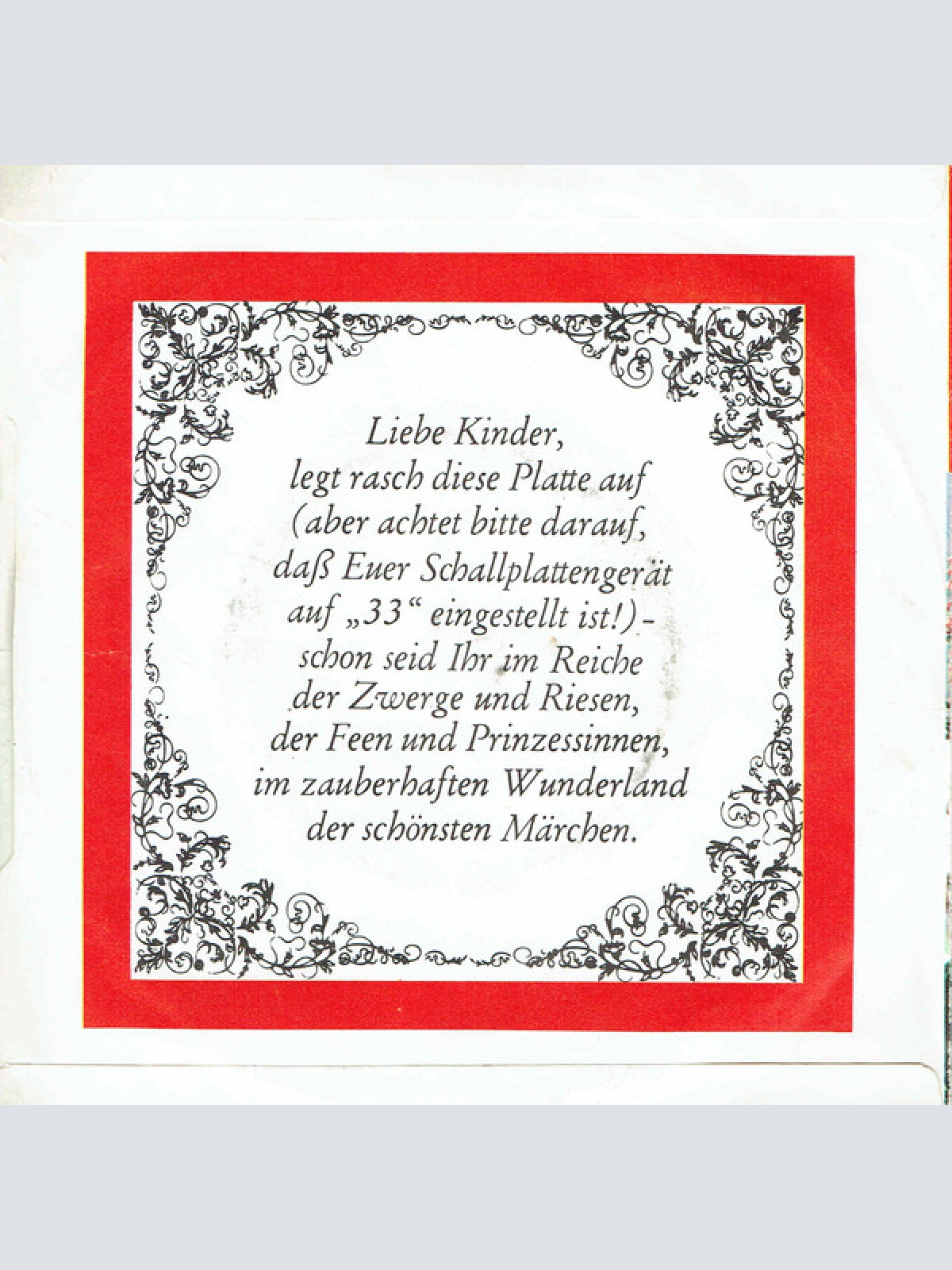 Vinyl / Peter René Körner - Aschenbrödel