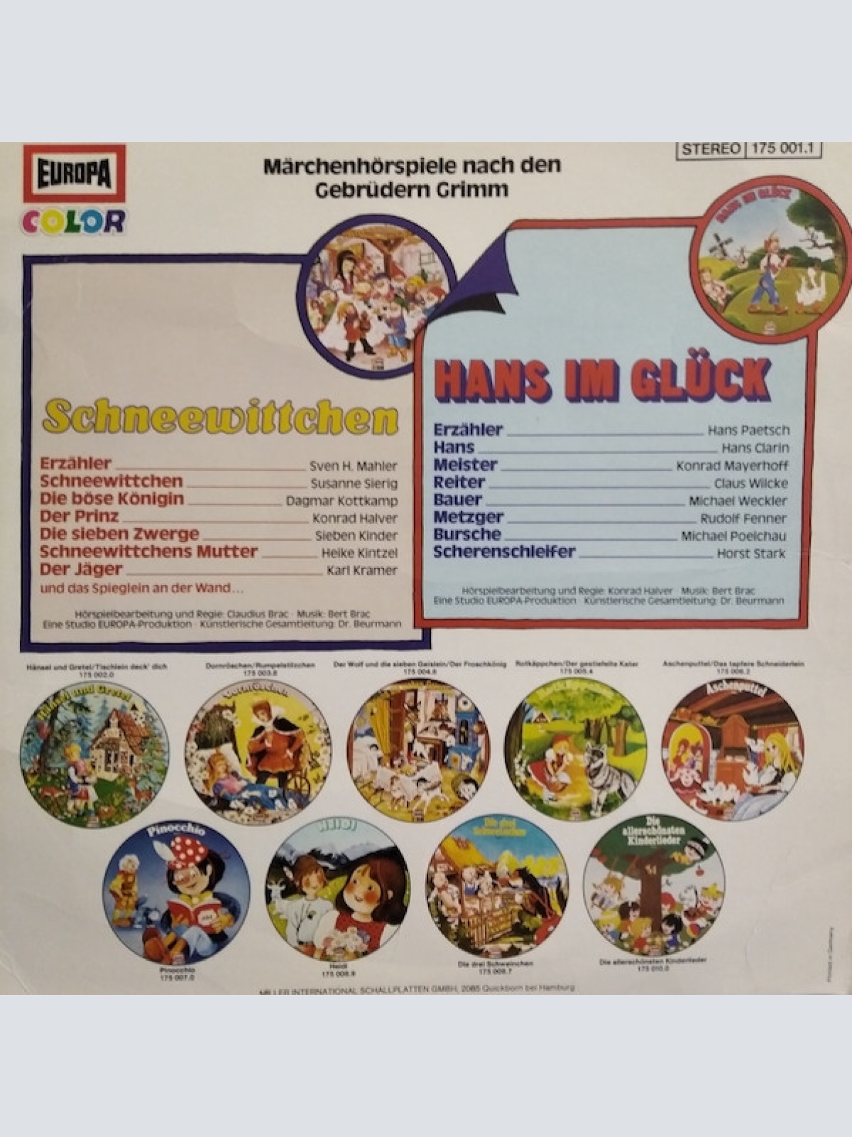 Vinyl / Various - Schneewittchen / Hans Im Glück