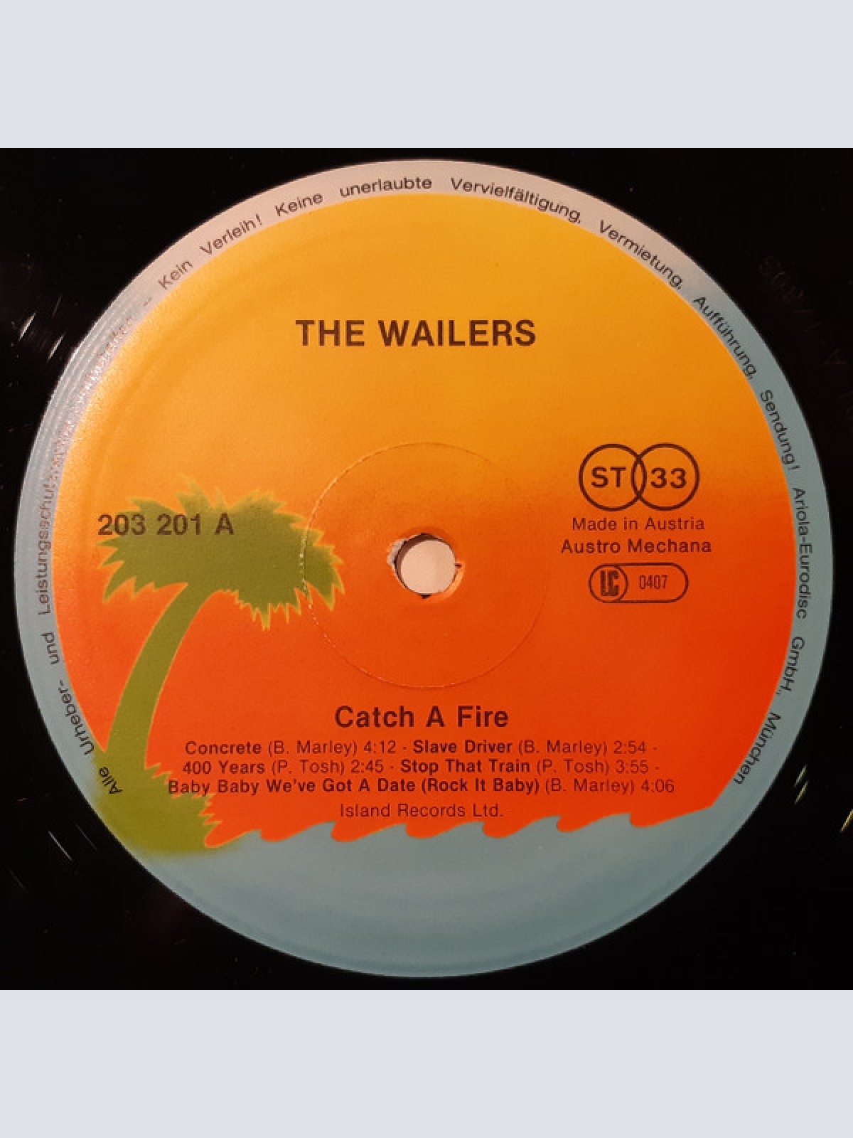 Vinyl / Bob Marley And The Wailers* - Catch A Fire