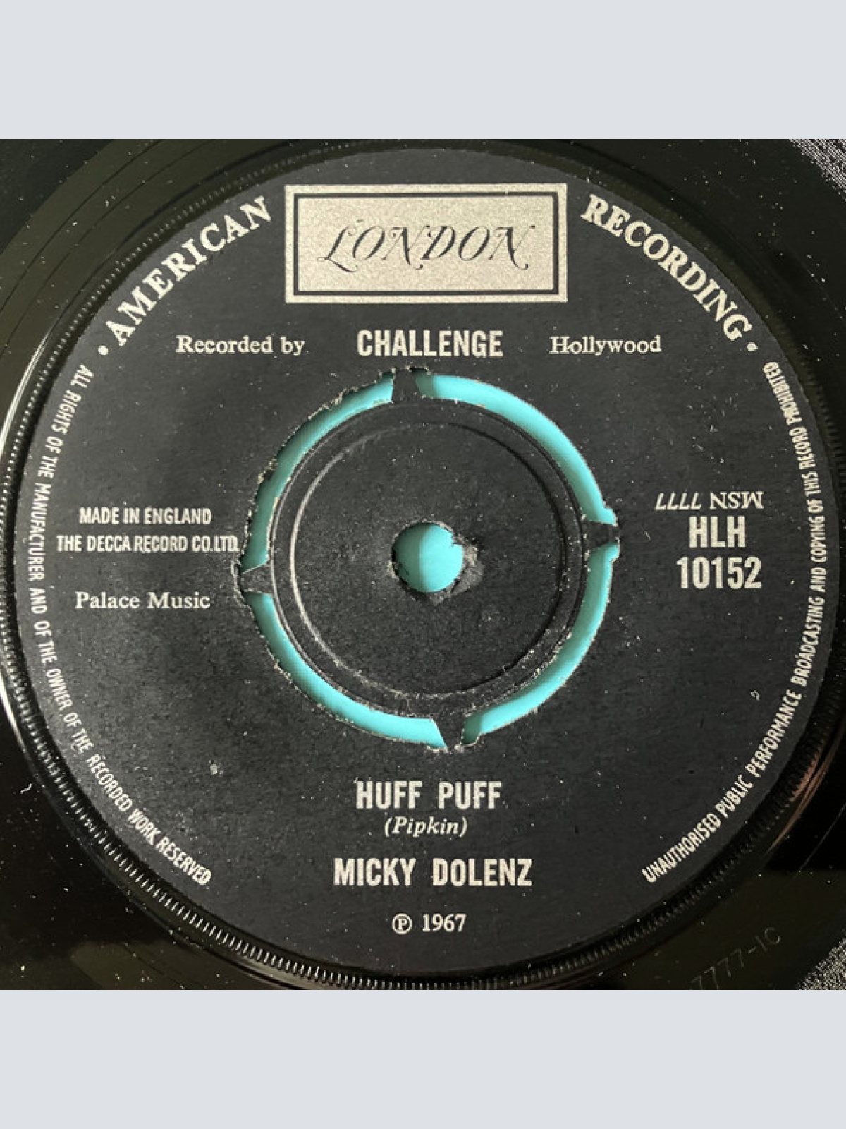 Vinyl / Micky Dolenz, The Obvious (11) - Huff Puff / Fate