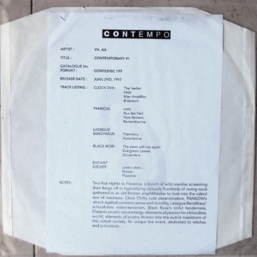 Vinyl / Various - Contemporary '91