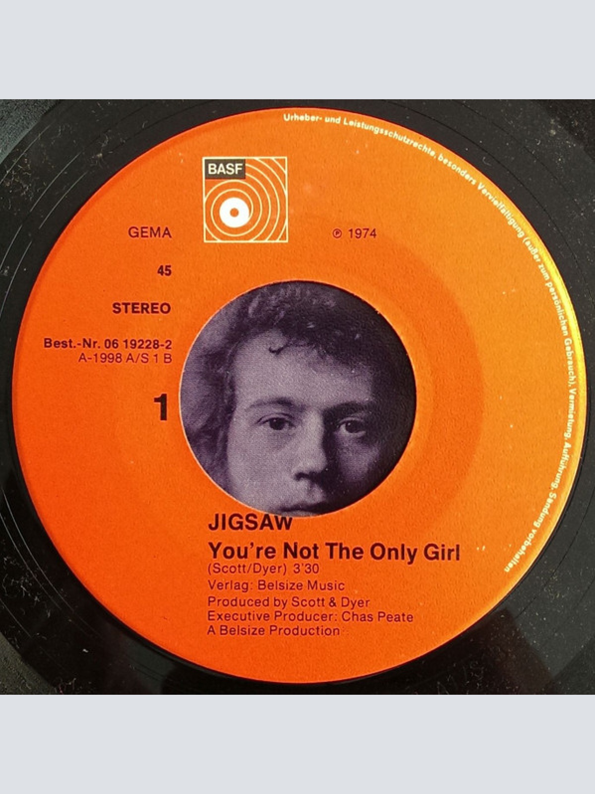 Vinyl / Jigsaw (3) - You're Not The Only Girl / Face The Music