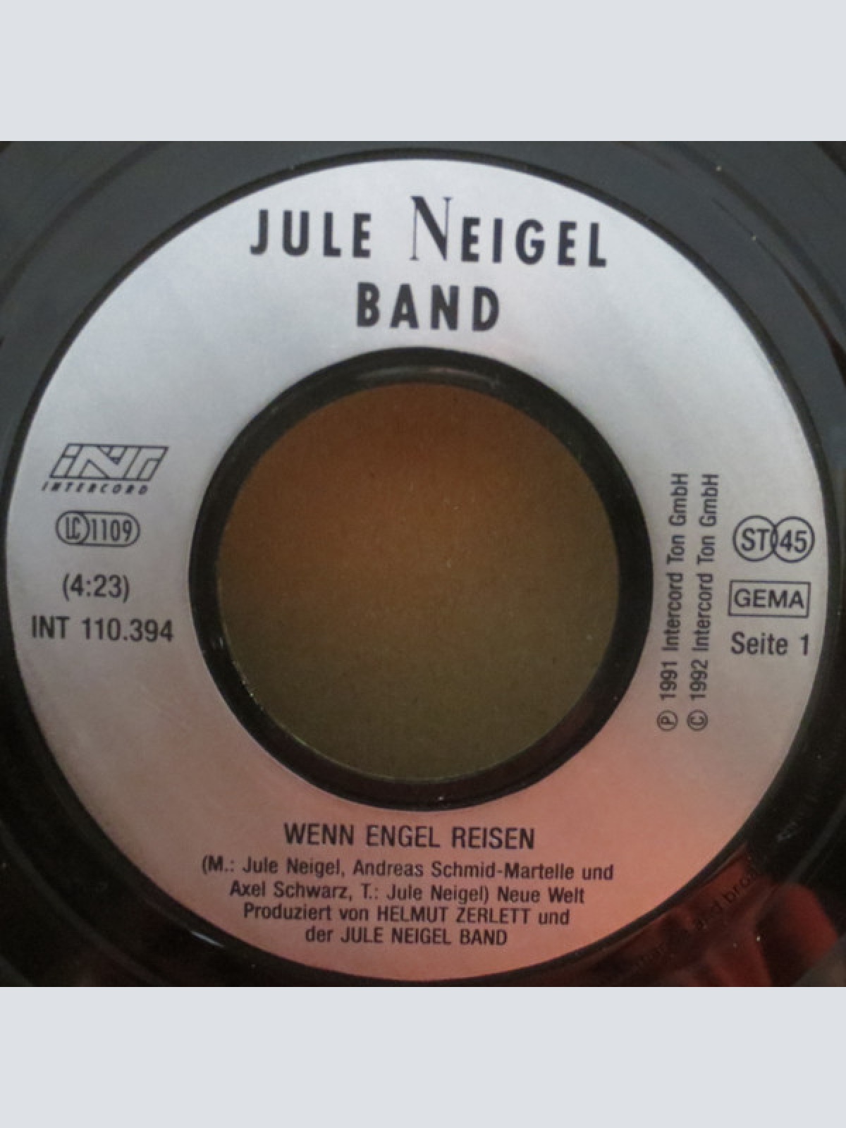Vinyl / Jule Neigel Band - Wenn Engel Reisen