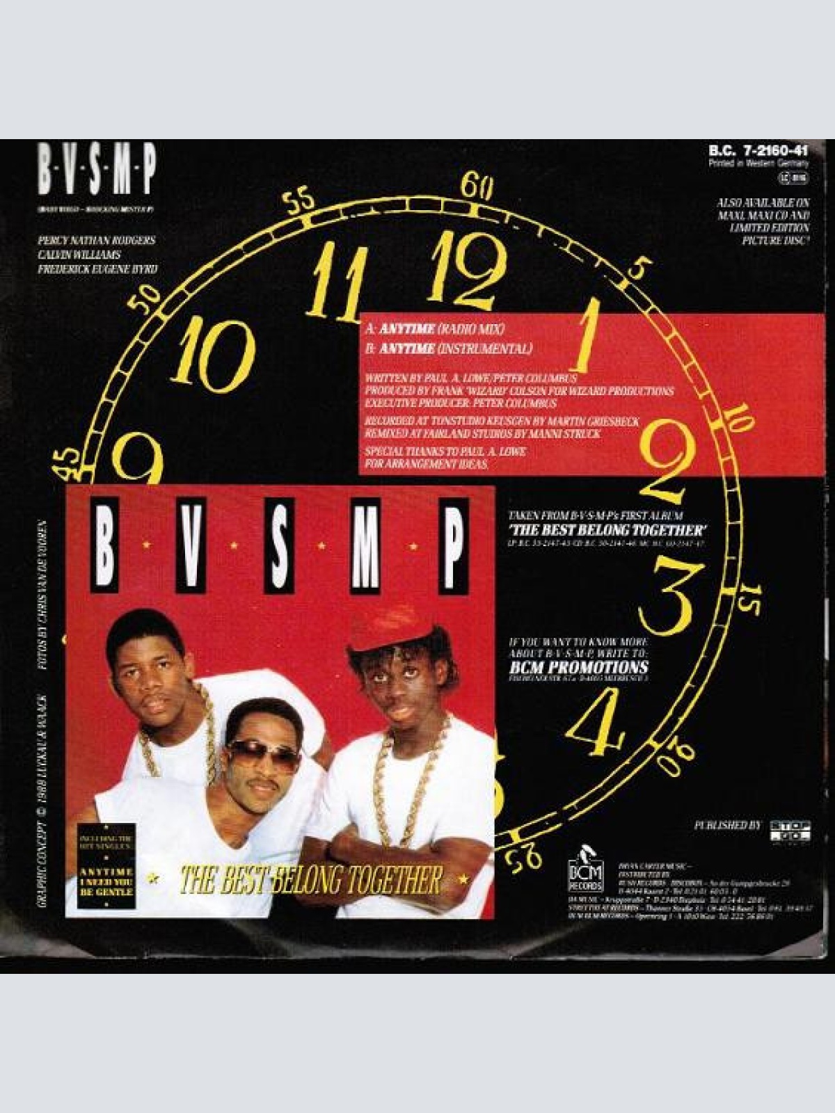 Vinyl / B.V.S.M.P. - Anytime