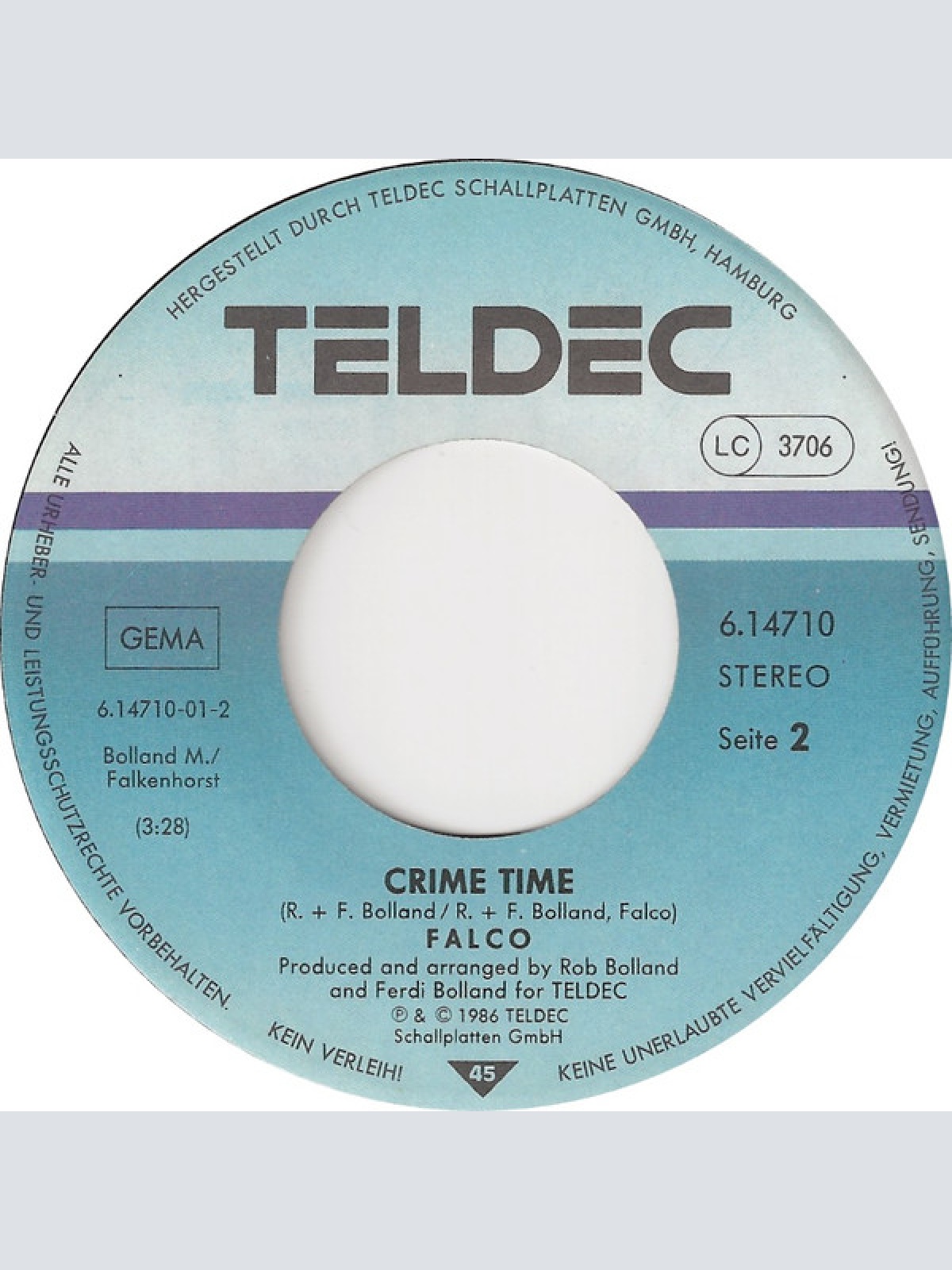 Vinyl / Falco - Coming Home (Jeanny Part 2, Ein Jahr Danach)