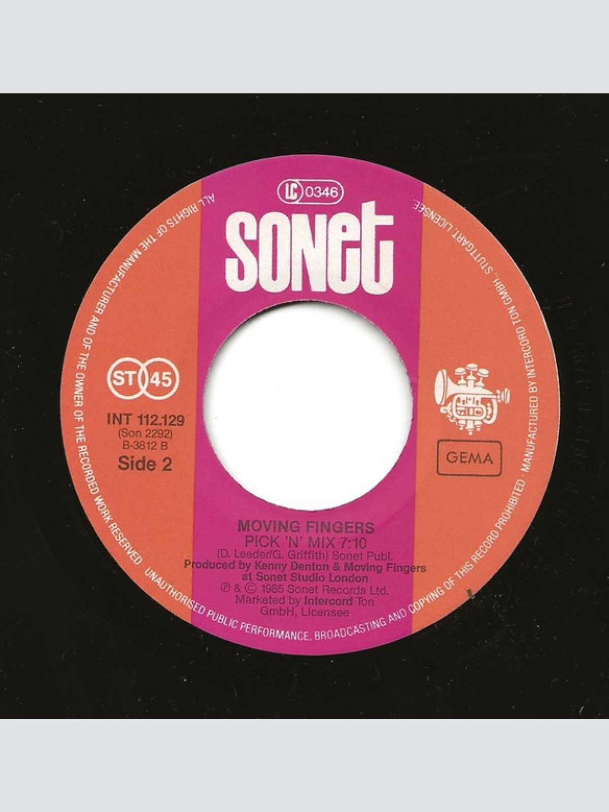 Vinyl / Moving Fingers - Everything Changes