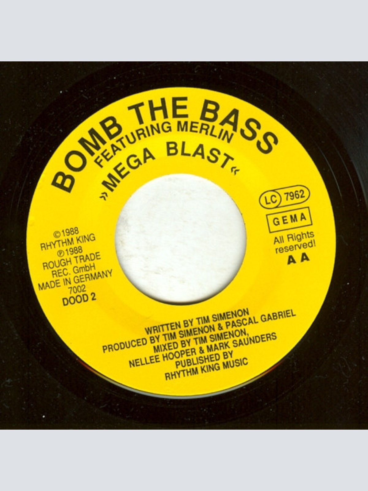Vinyl / Bomb The Bass - Don't Make Me Wait / Megablast