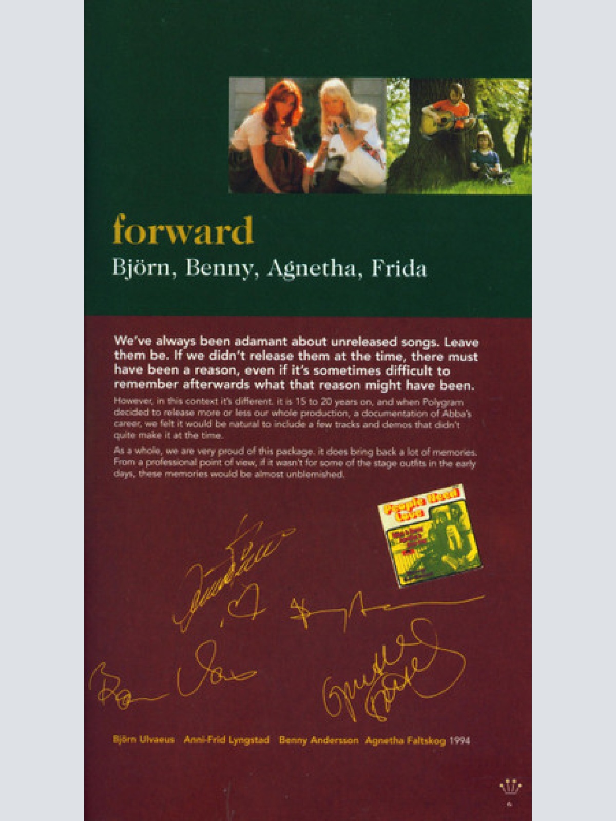 CD / ABBA - Thank You For The Music