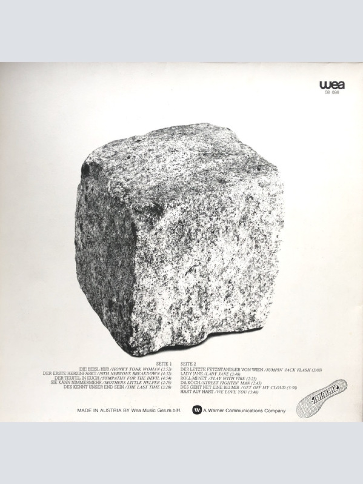 Vinyl / Peter Schleicher - Hart Auf Hart - Peter Schleicher Singt Rolling Stones