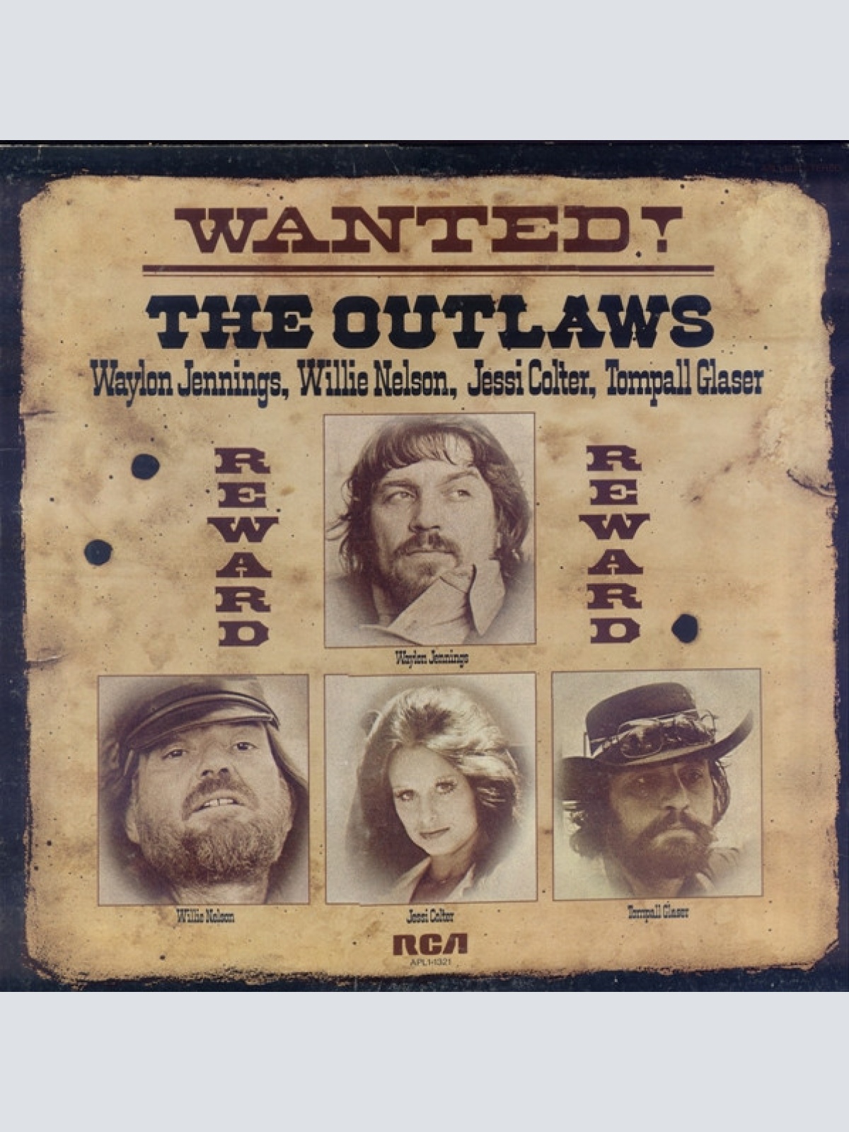 Vinyl / Waylon Jennings, Willie Nelson, Jessi Colter, Tompall Glaser - Wanted! The Outlaws