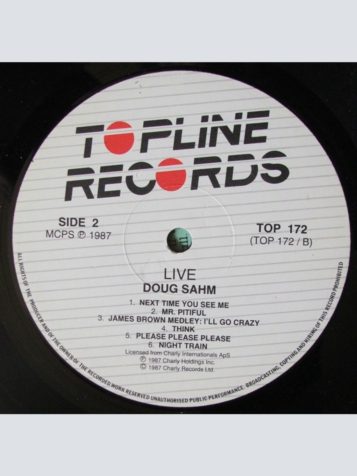 Vinyl / Doug Sahm - Live