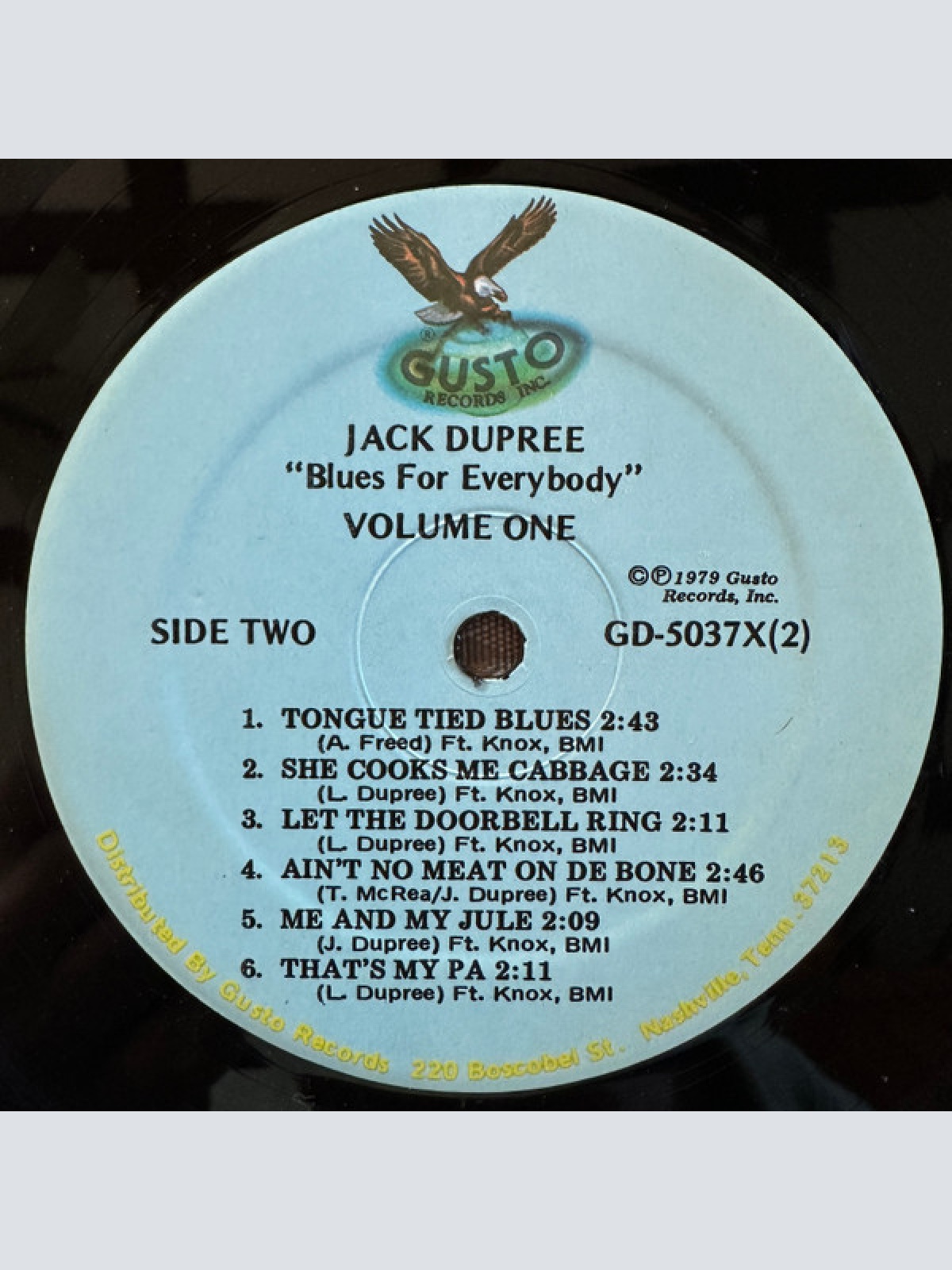 Vinyl / Jack Dupree* - Blues For Everybody
