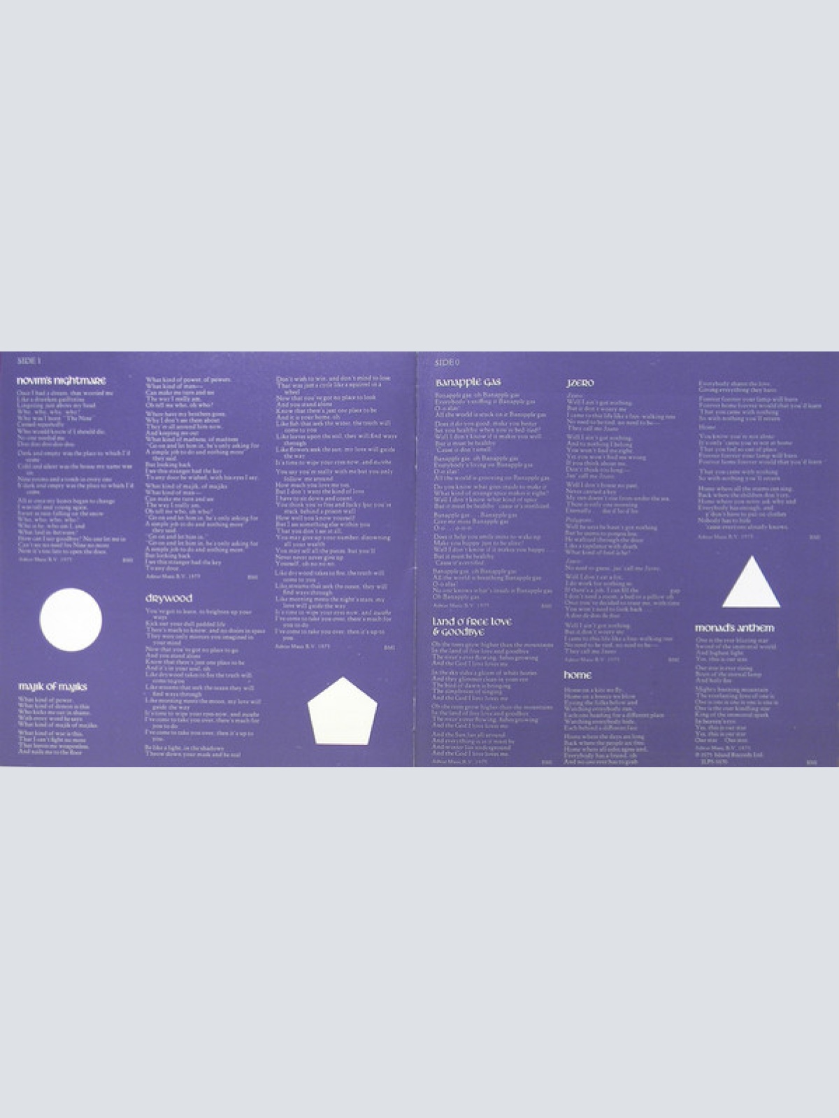 Vinyl / Cat Stevens - Numbers (A Pythagorean Theory Tale)