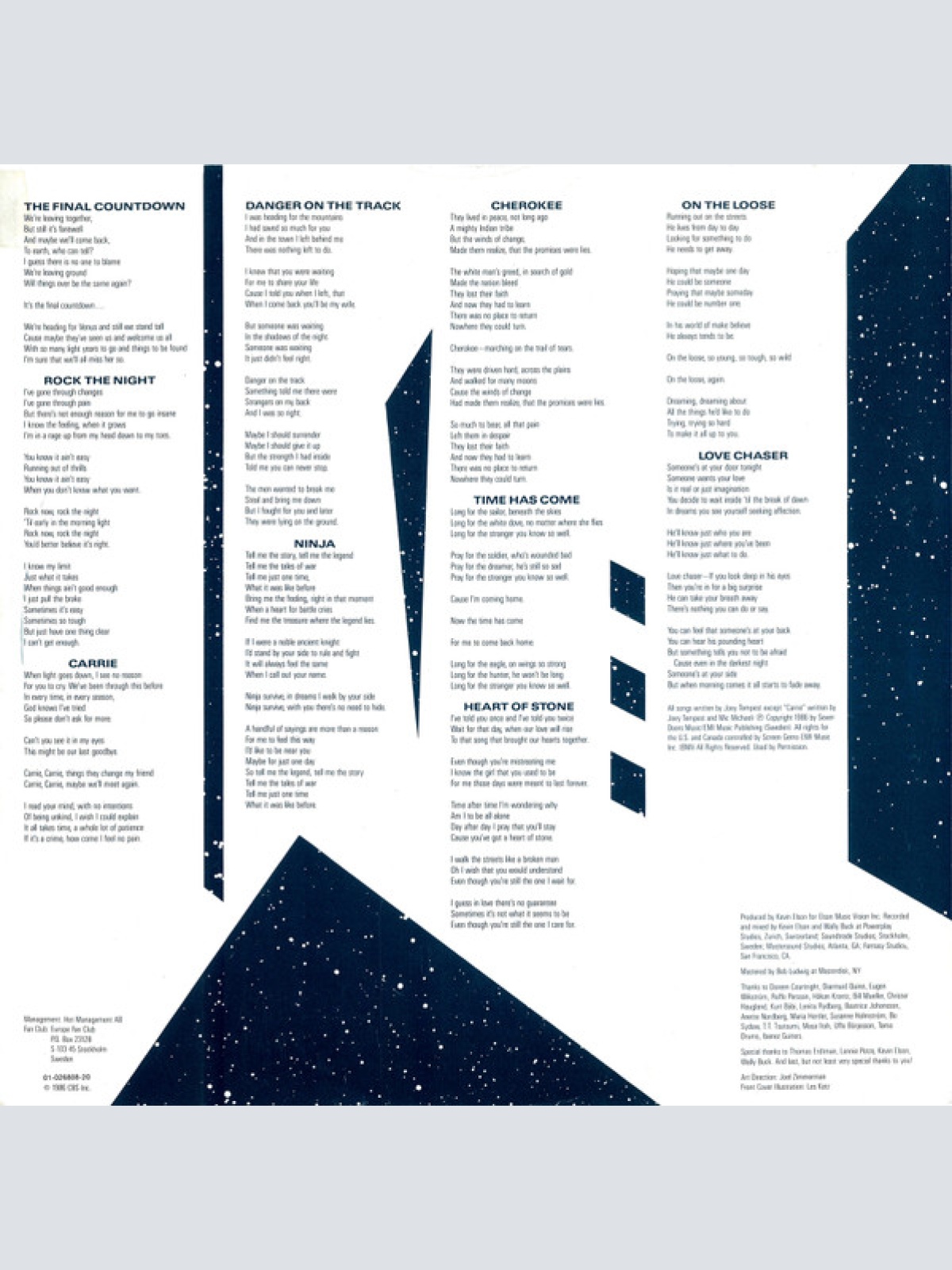 Vinyl / Europe (2) - The Final Countdown