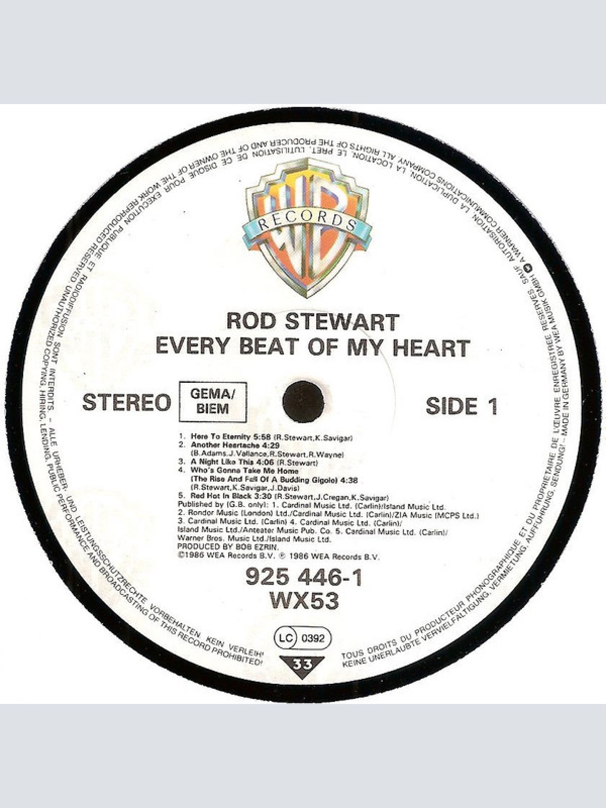 Vinyl / Rod Stewart - Every Beat Of My Heart