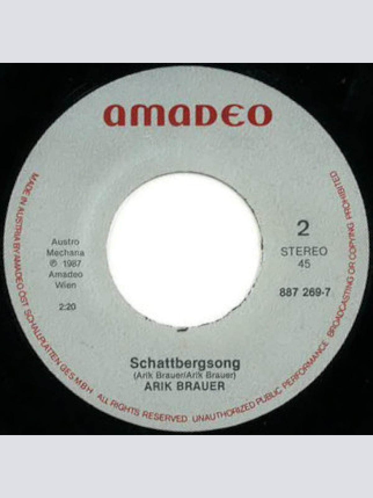 Vinyl / Arik Brauer - Schattberglied