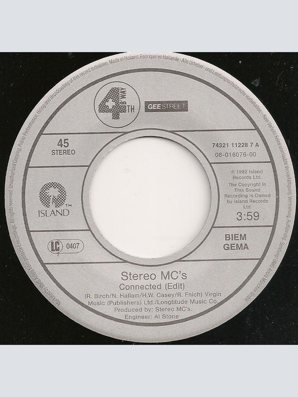 Vinyl / Stereo MC's - Connected
