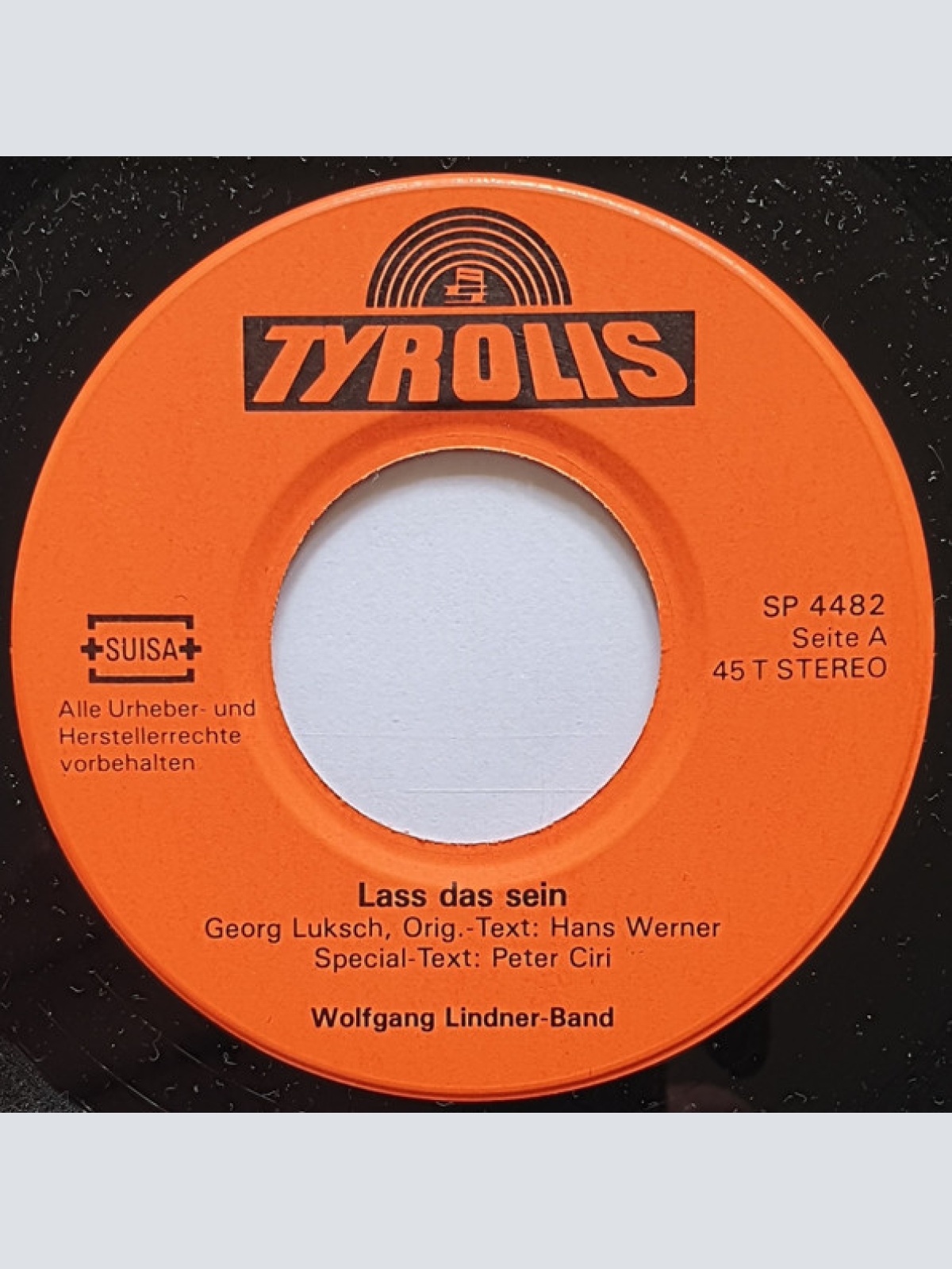 Vinyl / Wolfgang Lindner Band - Lass Das Sein