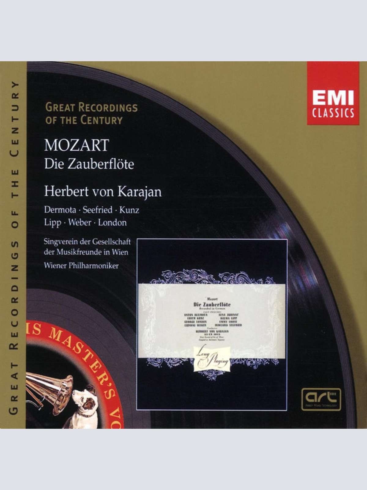 CD / Mozart* - Dermota* ∙ Seefried* ∙ Kunz* ∙ Lipp* ∙ Weber* ∙ London* ∙ Singverein Der Gesellschaft Der Musikfreunde In Wien* ∙ Wiener Philharmoniker ∙ Herbert von Karajan - Die Zauberflöte