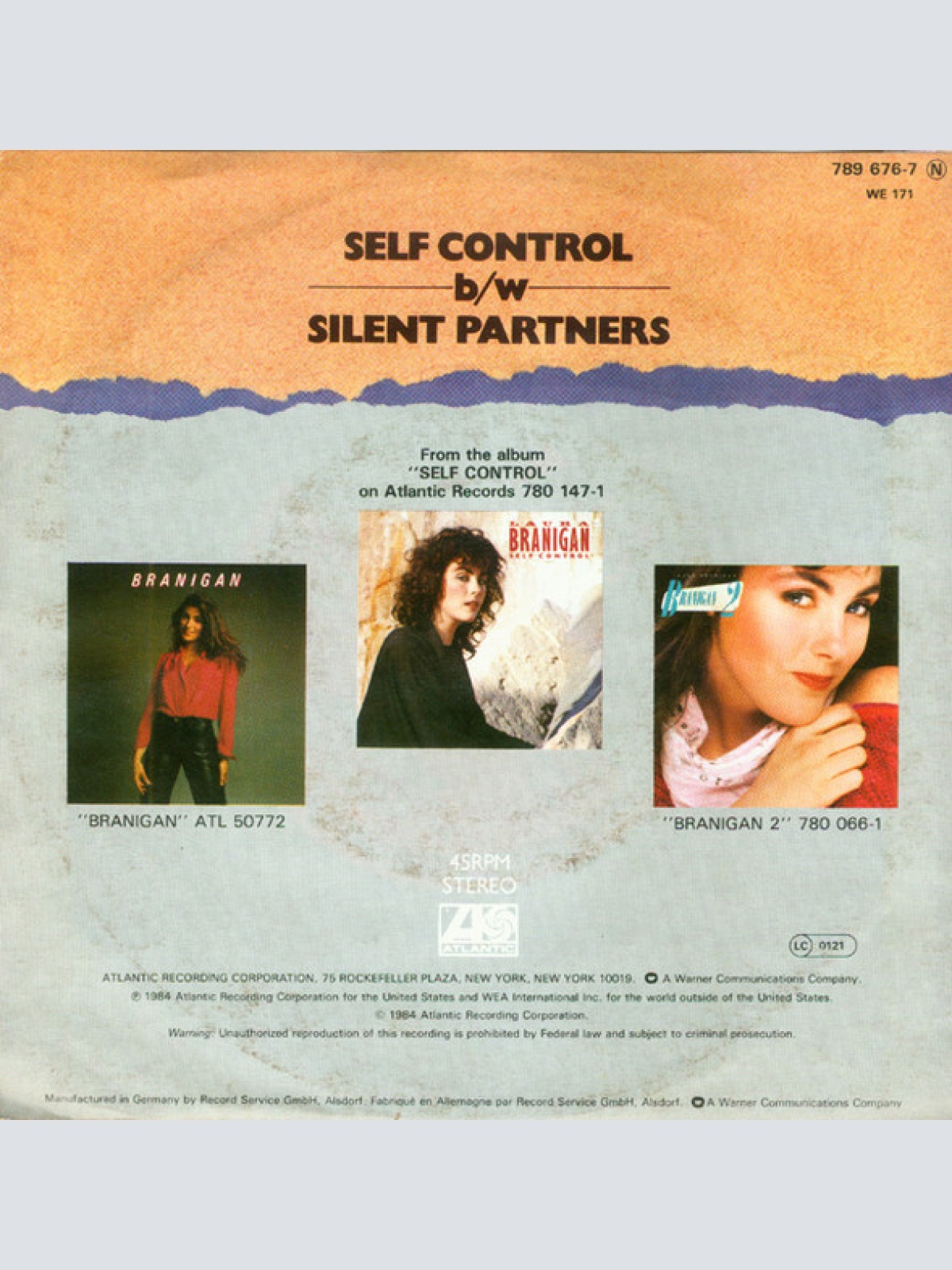 Vinyl / Laura Branigan - Self Control
