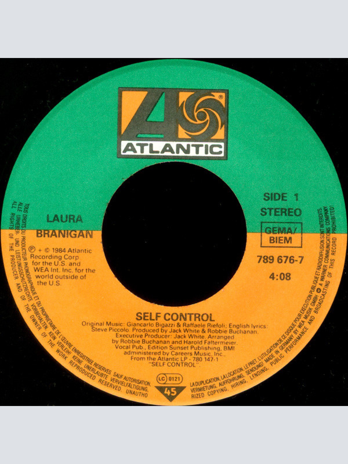 Vinyl / Laura Branigan - Self Control