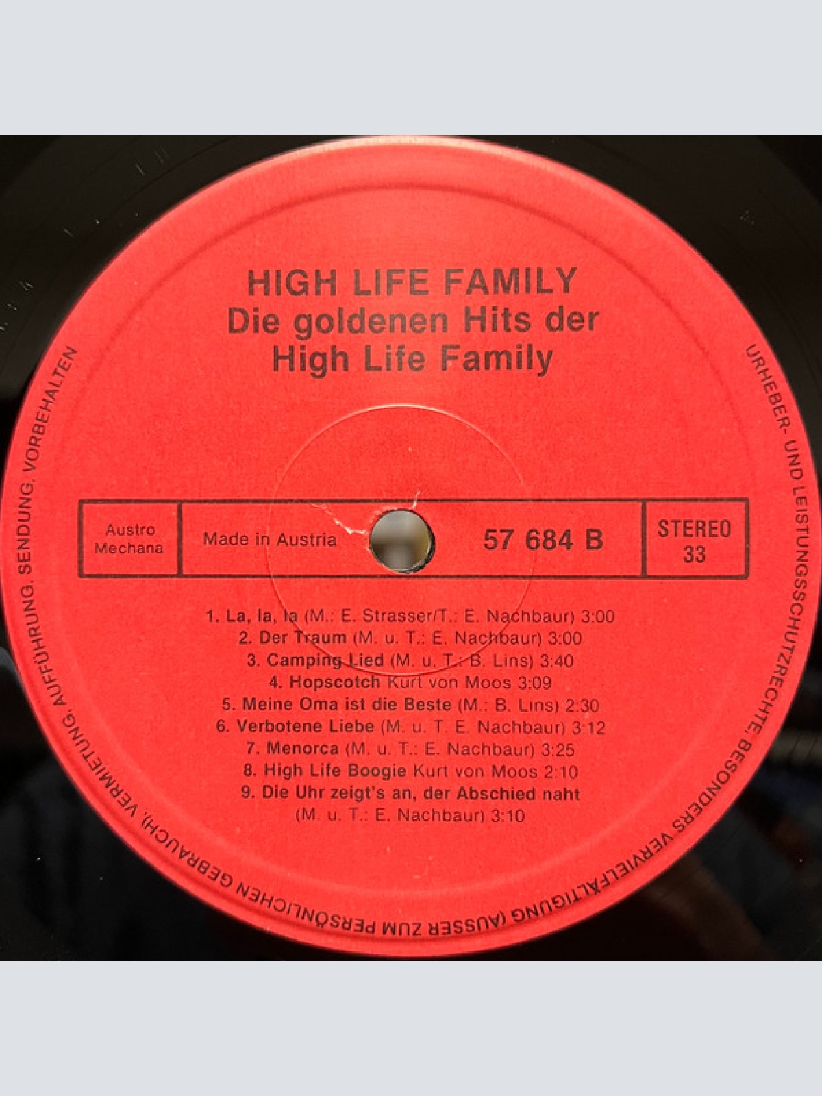 Vinyl / High Life Family - Die Goldenen Hits Der High Life Family