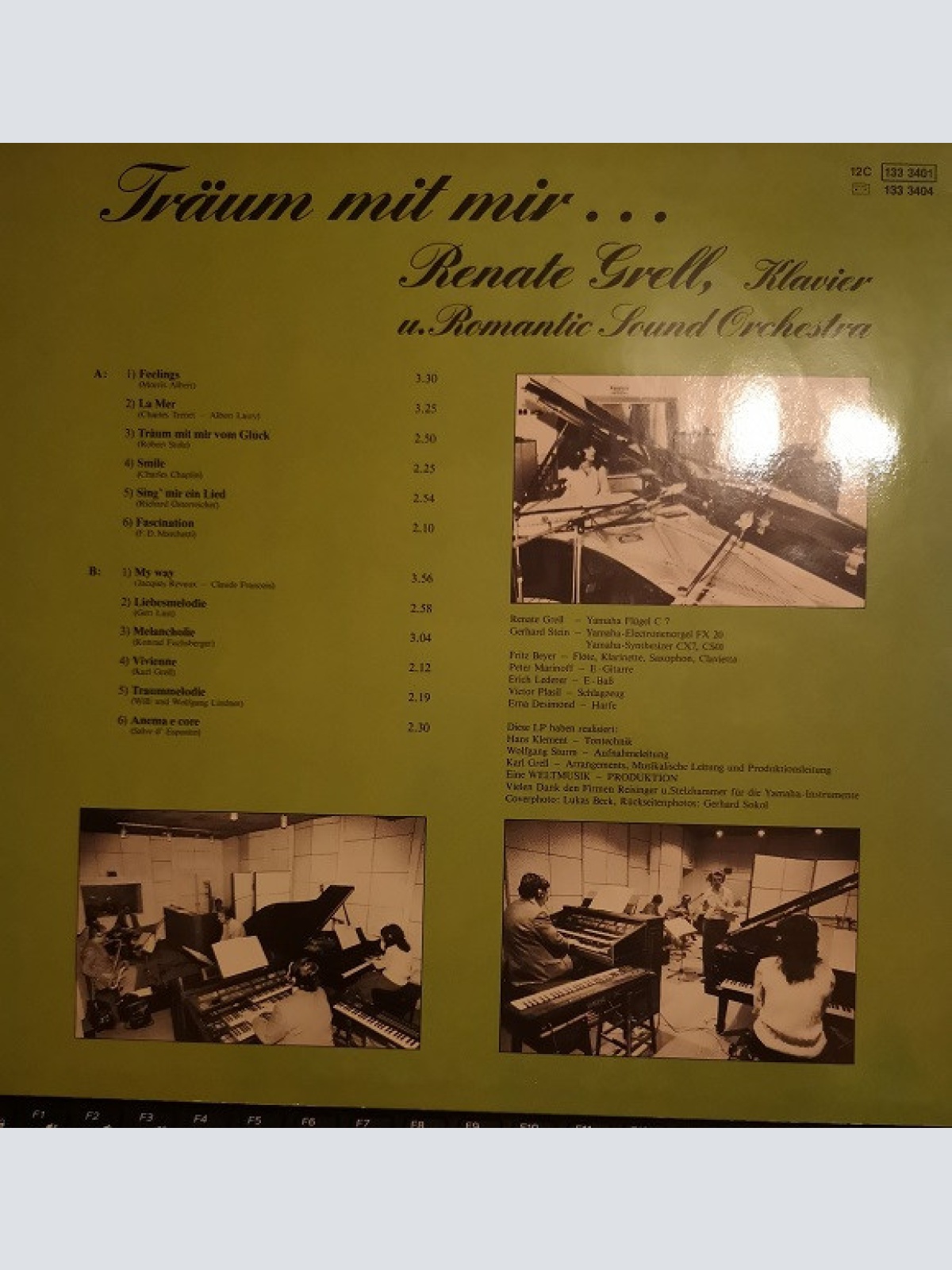 Vinyl / Renate Grell , Klavier u. Romantic Sound Orchestra - Traum Mit Mir...