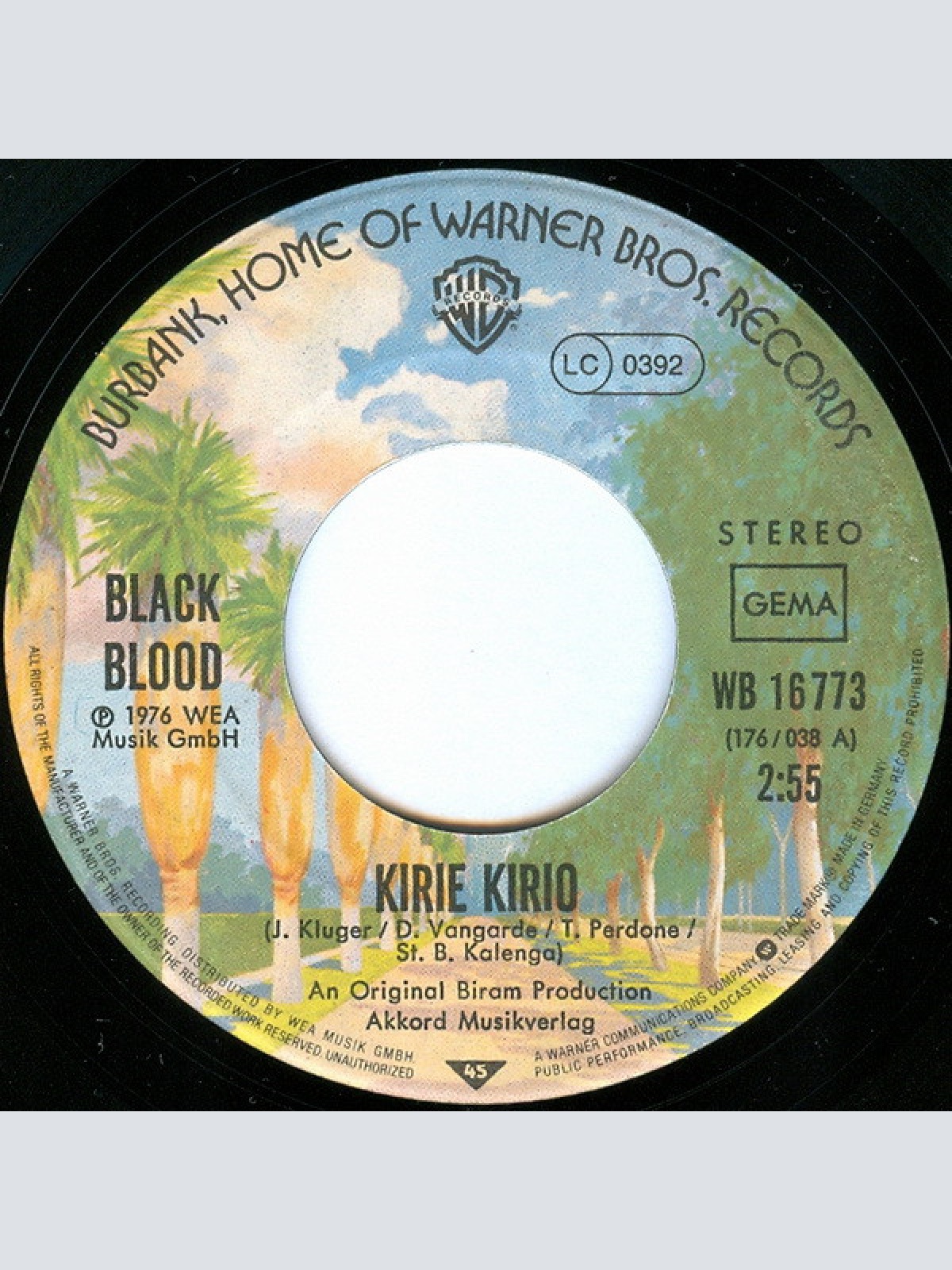 Vinyl / Black Blood (2) - Kirie Kirio