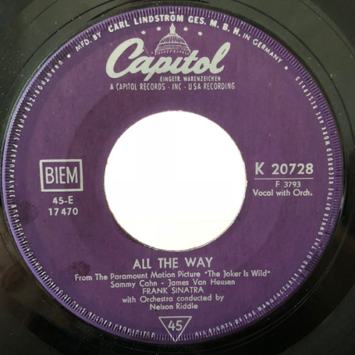Vinyl / Frank Sinatra - All The Way / Chicago