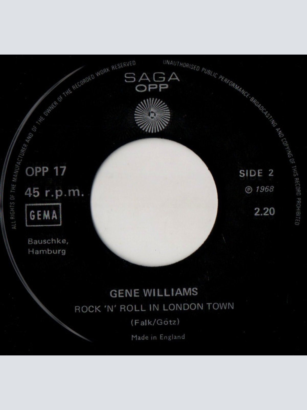 Vinyl / Gene Williams (5) Und Die Dieter Reith Combo* - My Soul Is Black