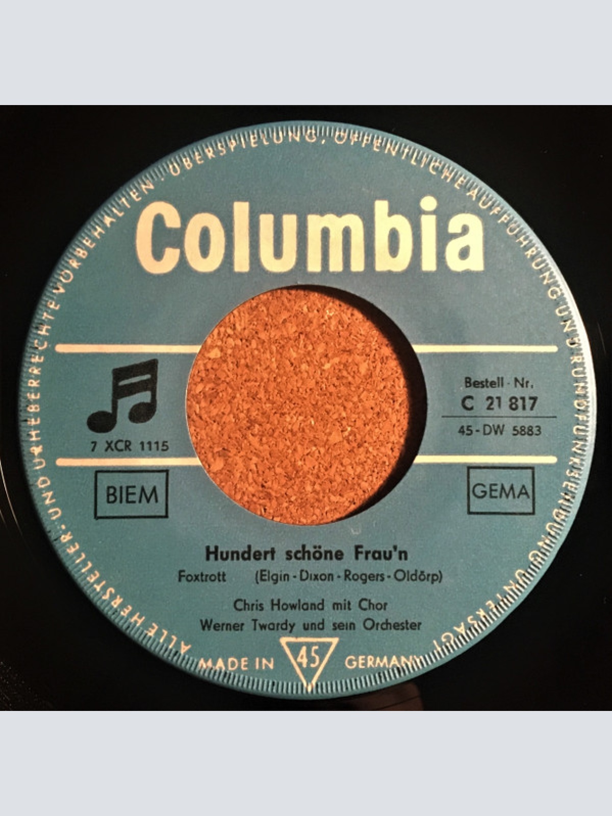 Vinyl / Chris Howland - Hundert Schöne Frau'n / Elisabeth