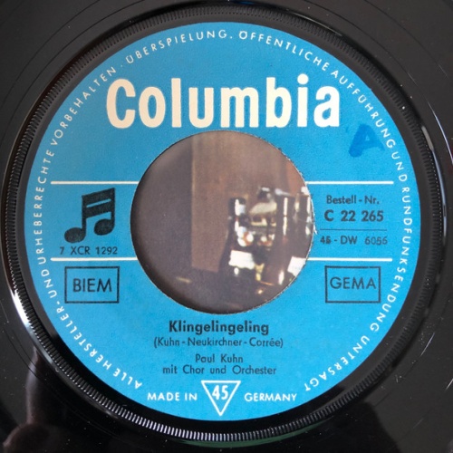 Vinyl / Paul Kuhn - Klingelingeling / Wir Fliegen Zur Venus