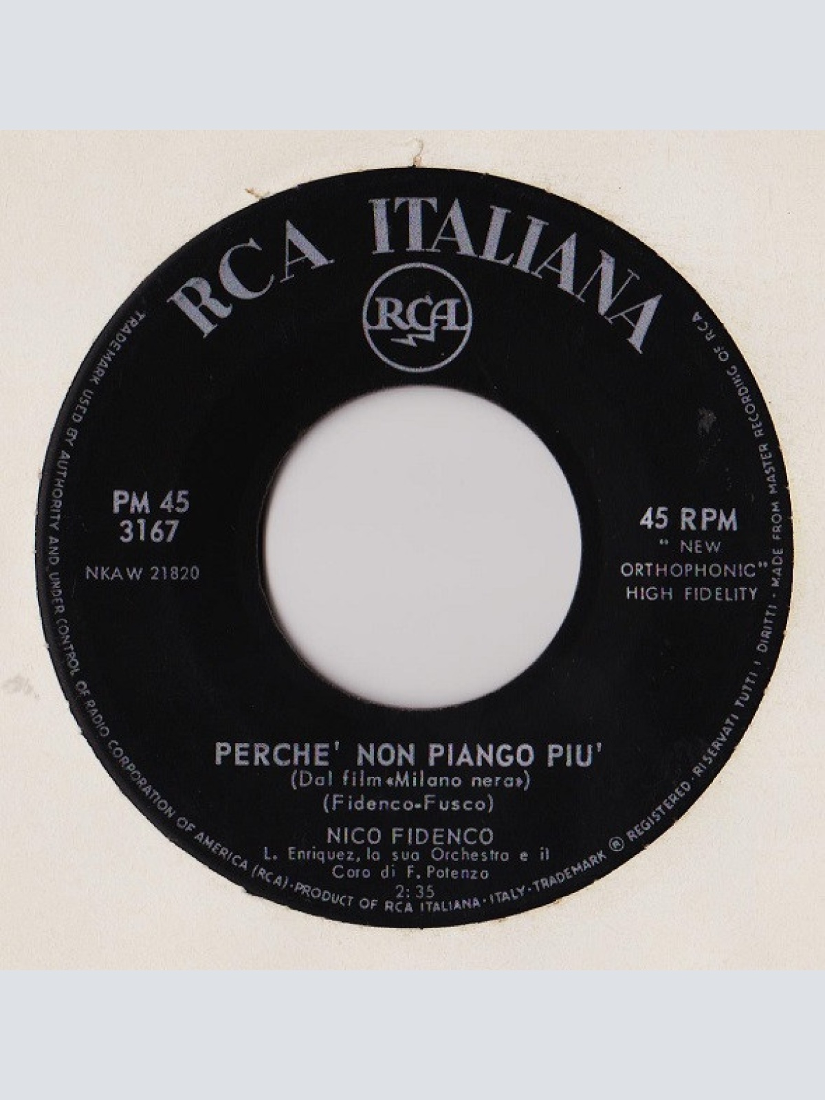 Vinyl / Nico Fidenco - Una Donna Nel Mondo