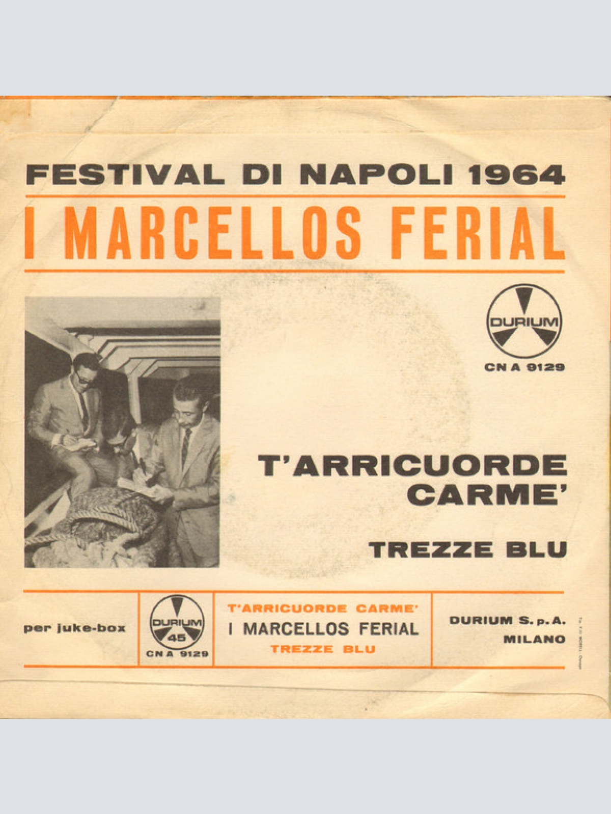 Vinyl / I Marcellos Ferial* - T'arricuorde Carmè