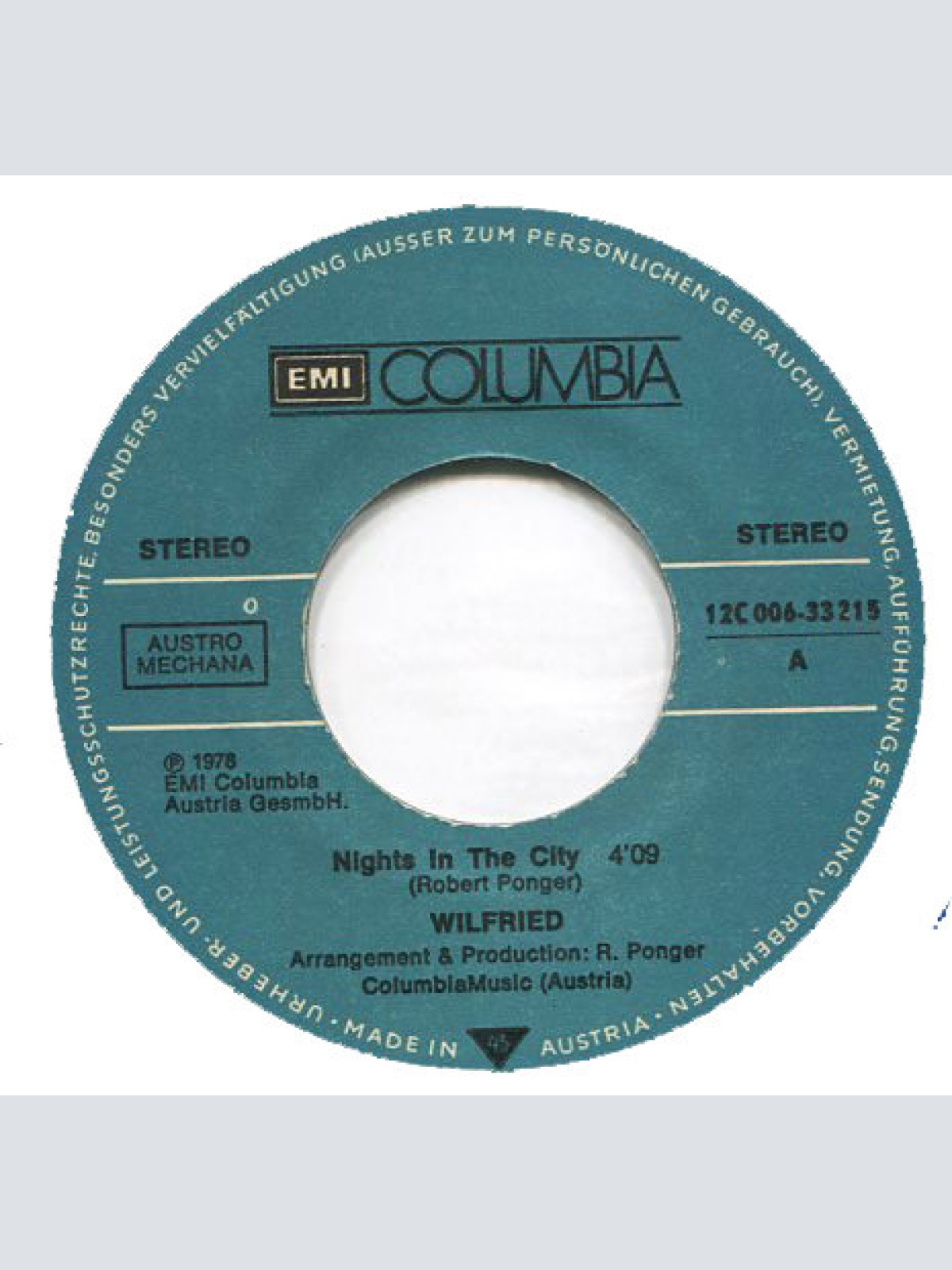 Vinyl / Wilfried - Nights In The City