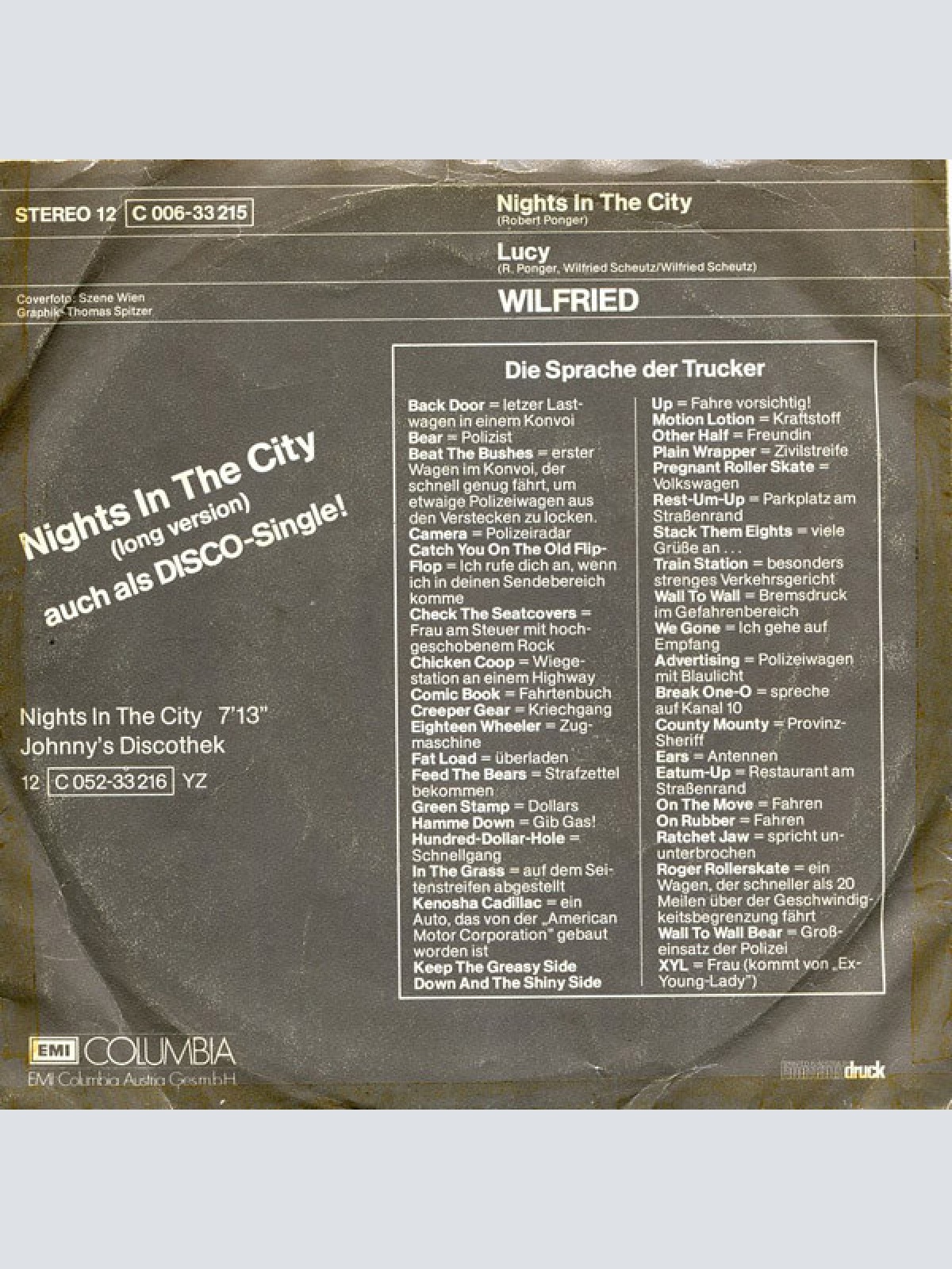 Vinyl / Wilfried - Nights In The City