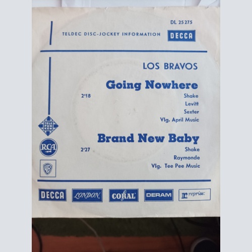 Vinyl / Los Bravos - Going Nowhere / Brand New Baby