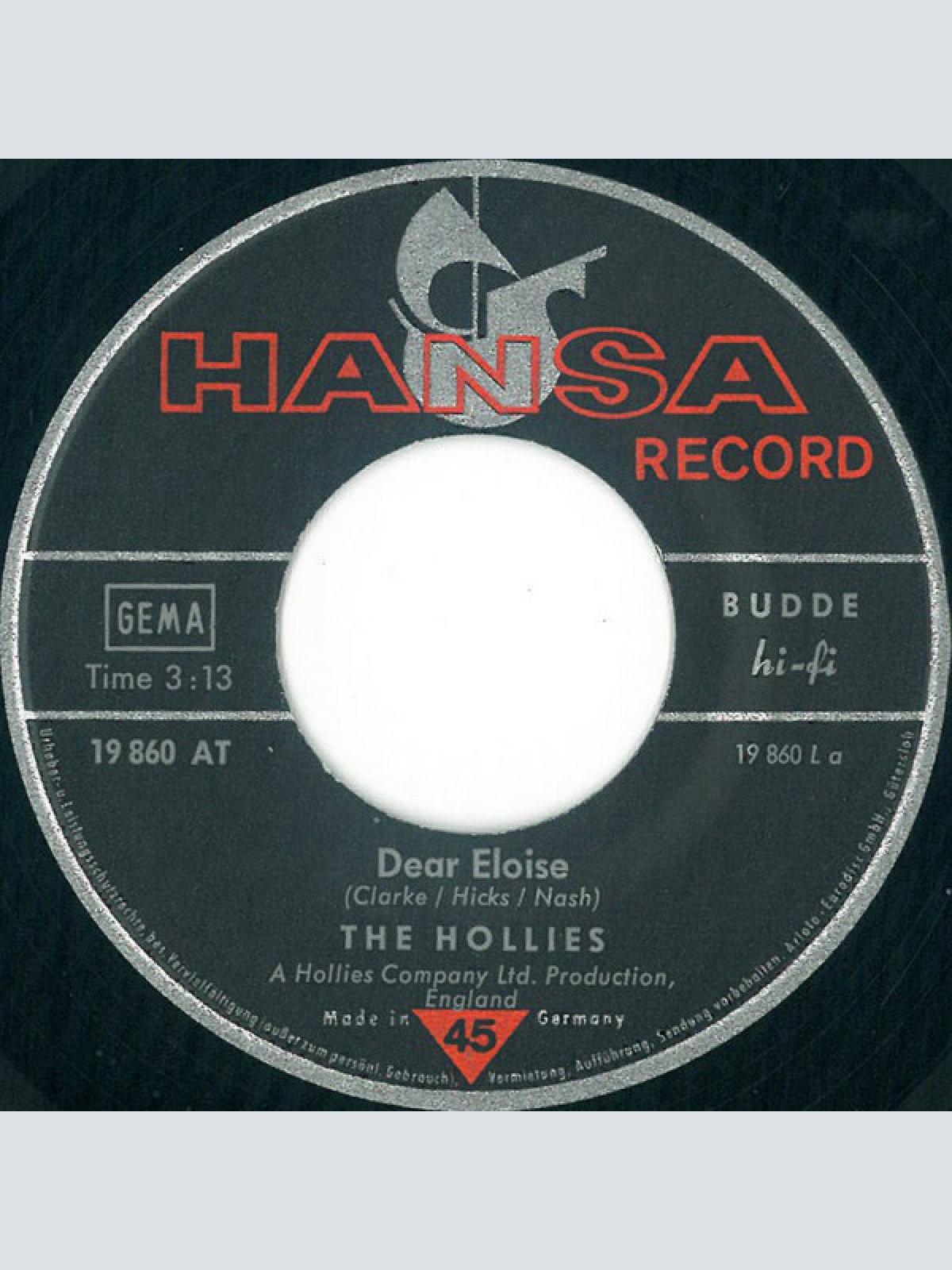 Vinyl / The Hollies - Dear Eloise