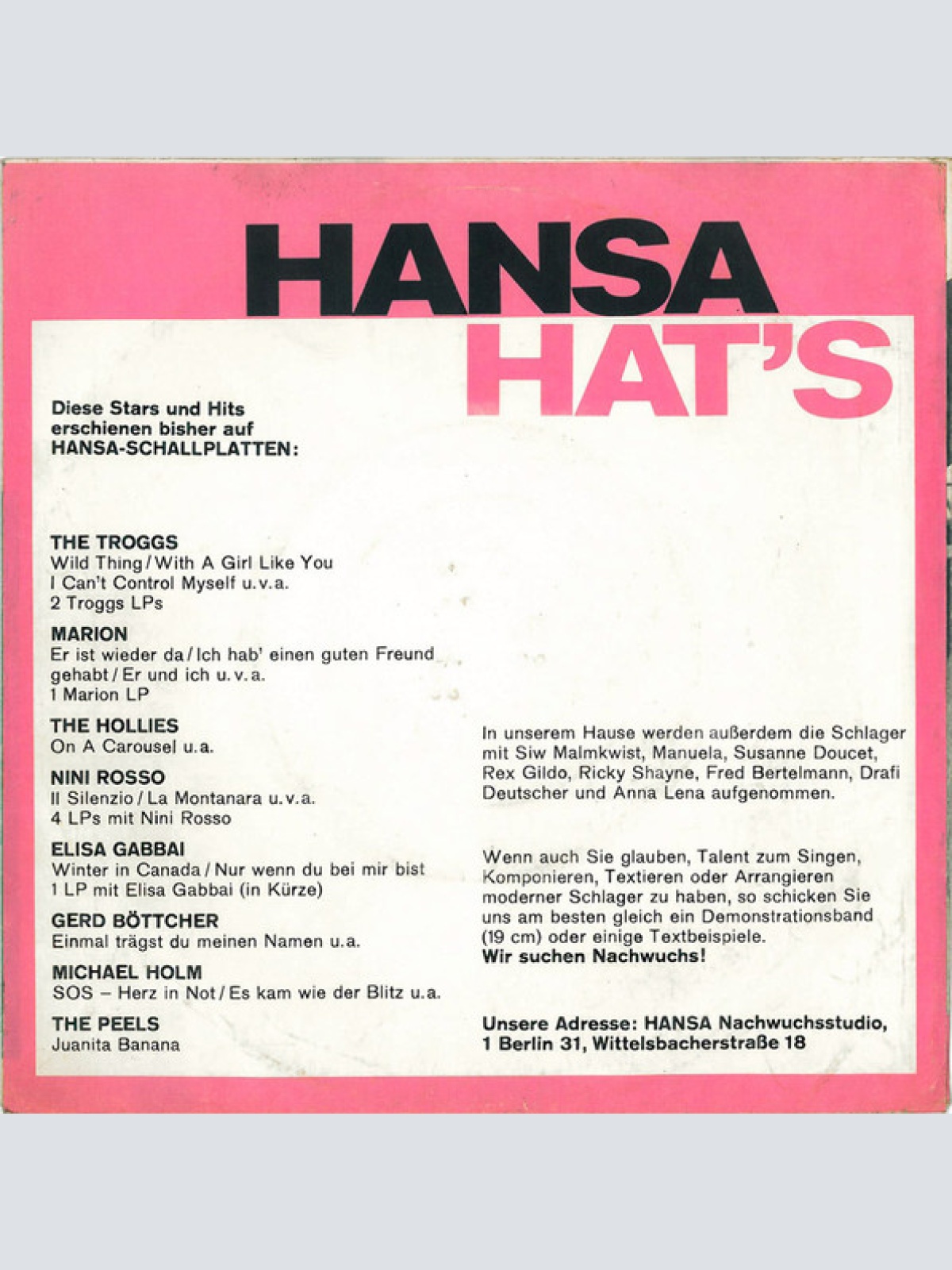 Vinyl / The Hollies - Dear Eloise