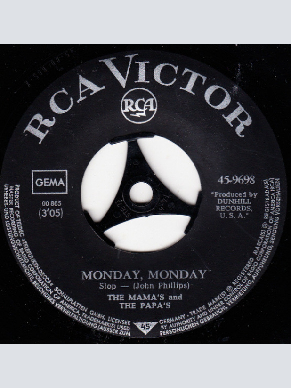 Vinyl / The Mama's And The Papa's* - Monday Monday