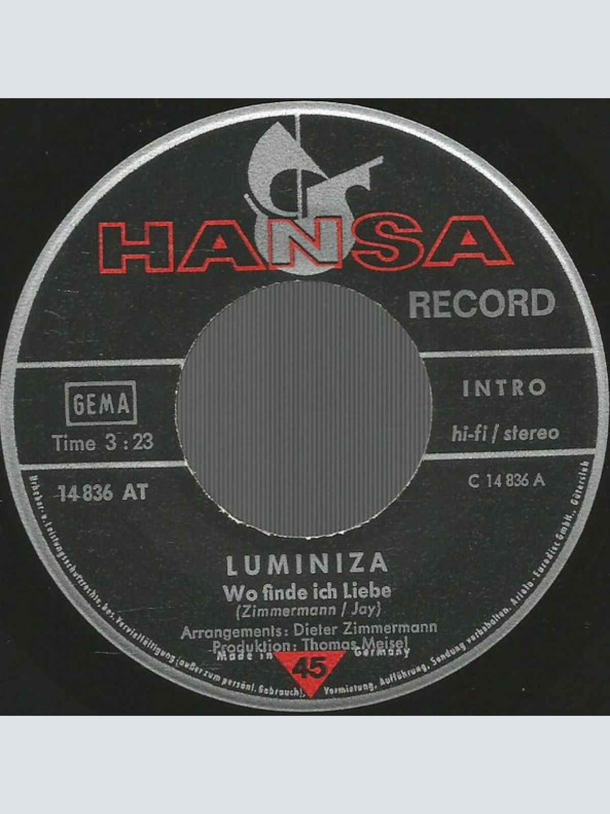 Vinyl / Luminiza* - Wo Finde Ich Liebe