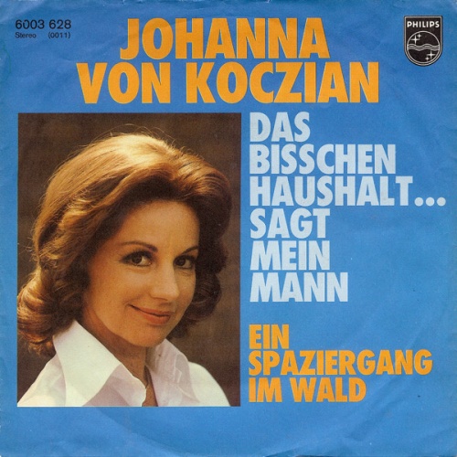 Vinyl / Johanna Von Koczian - Das Bisschen Haushalt ... Sagt Mein Mann