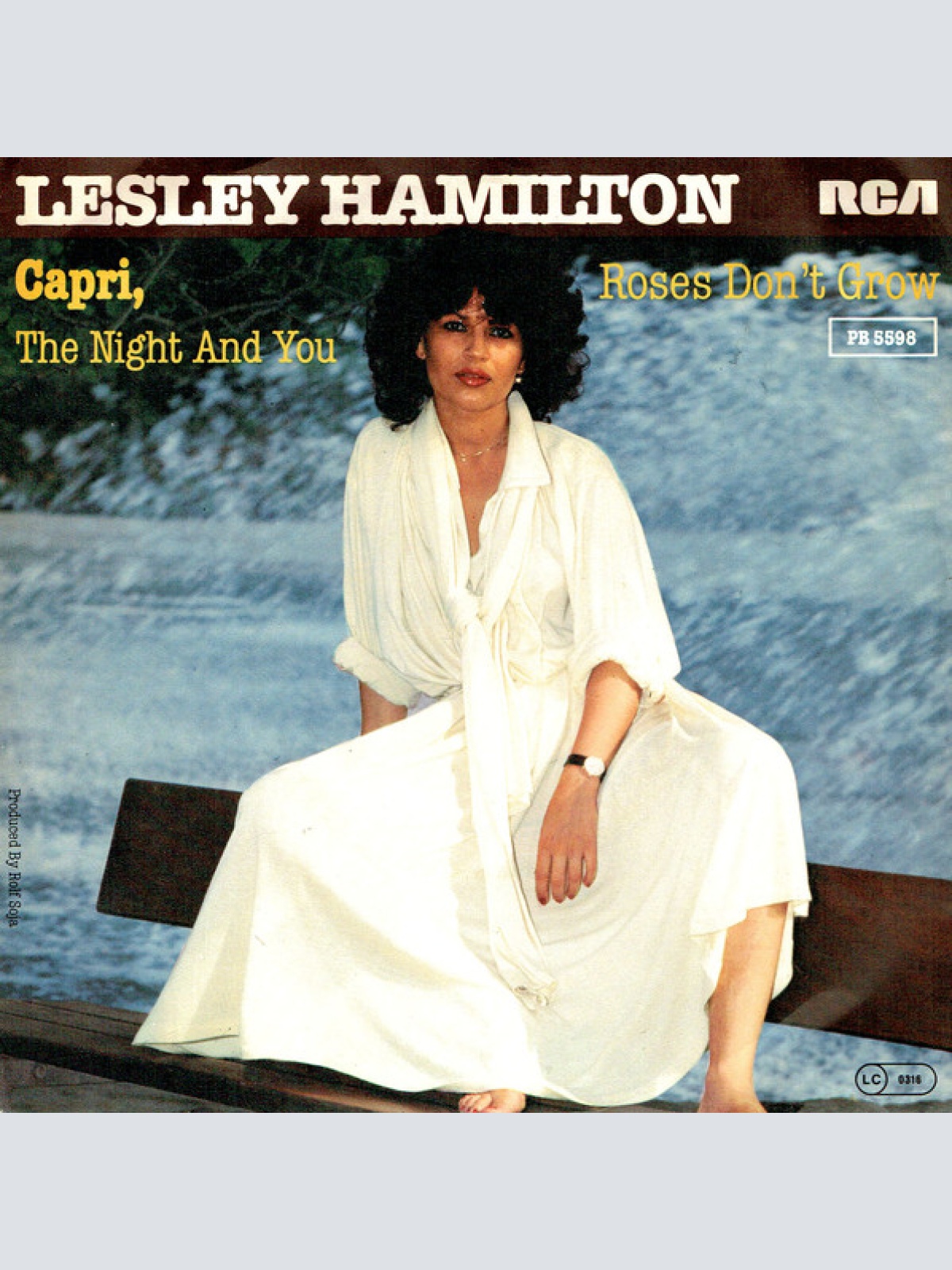 Vinyl / Lesley Hamilton - Capri, The Night And You / Roses Don't Grow